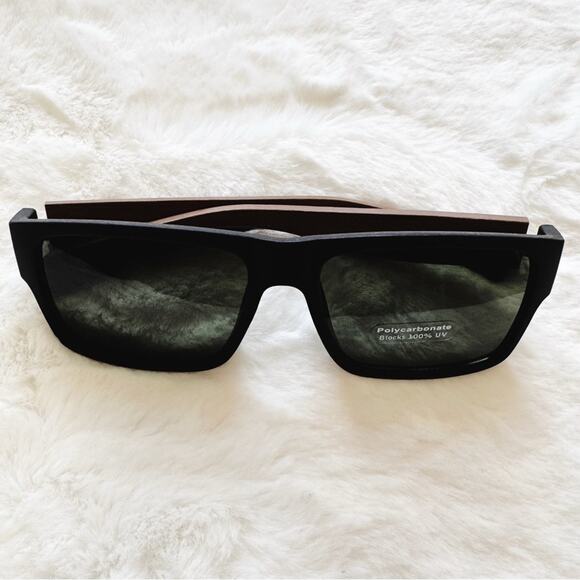 Stylens Other - Jensen Black & Dark Wood Sunglasses